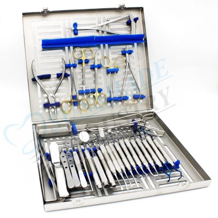 Periodontal Instruments Kit Dental Implants Surgical Orthodontics 33 PCS